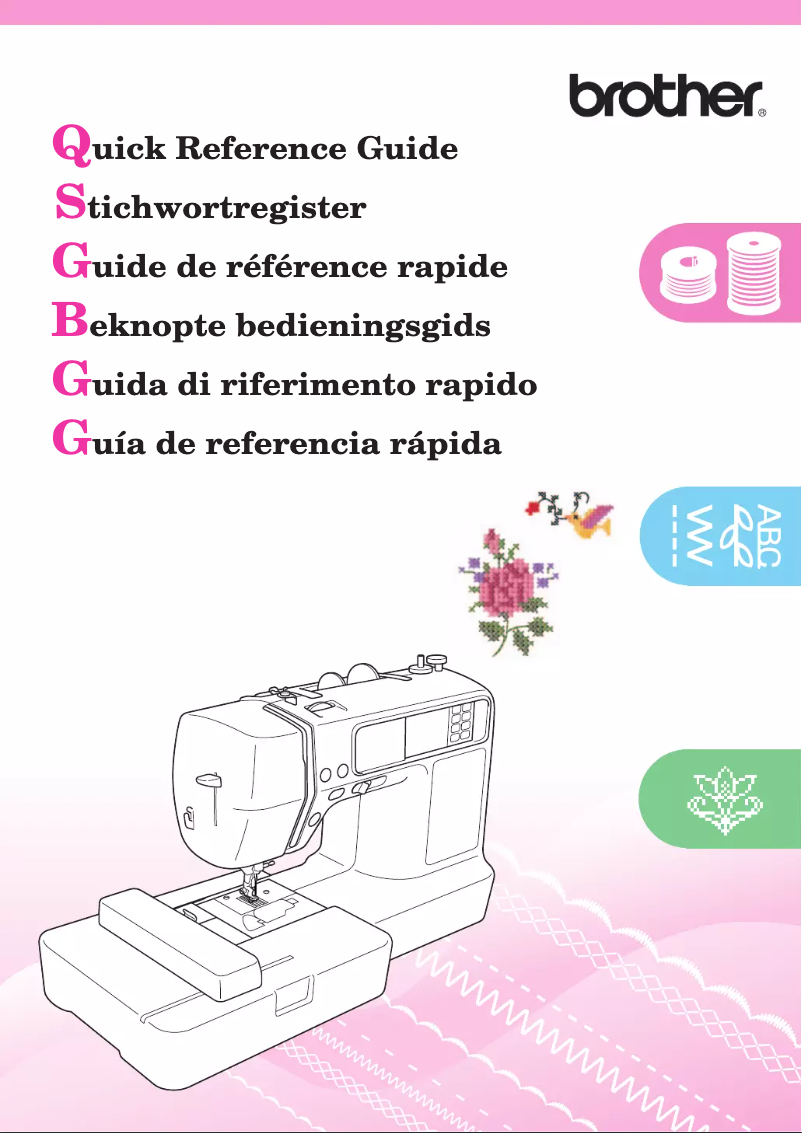 Page 1 of the manual User Manual Brother Innov-is 980K