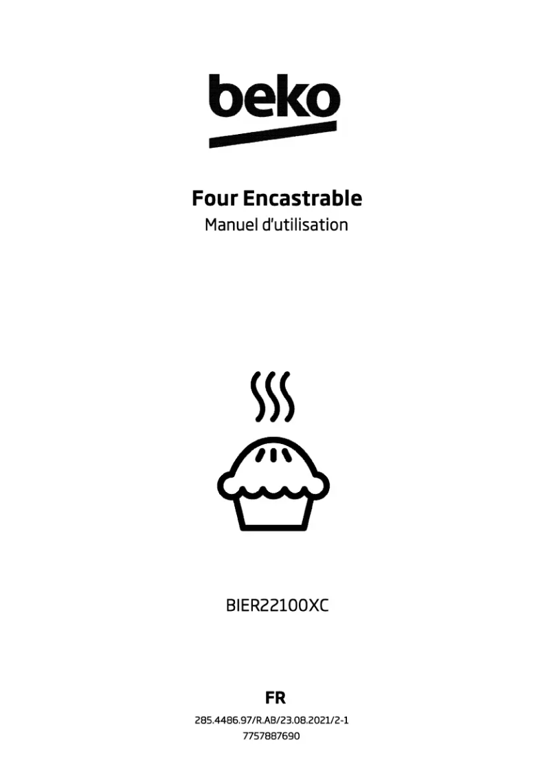 Page n°1 - Manuel utilisateur Beko BIER22100XC