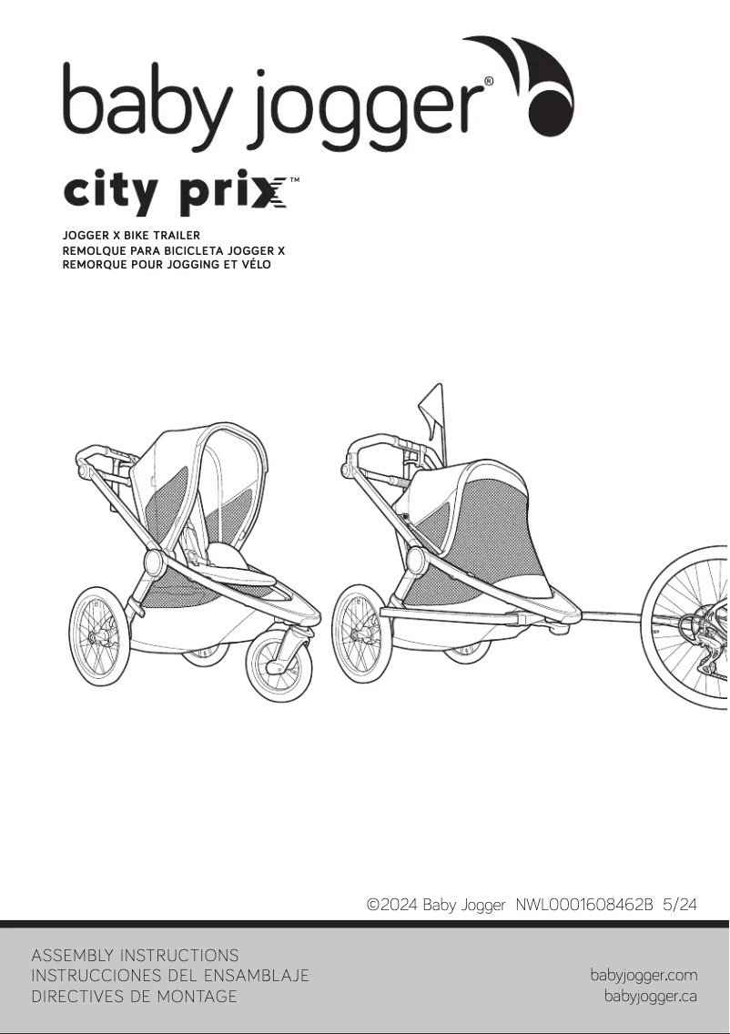 Page 1 de la notice Manuel utilisateur Baby Jogger City Prix