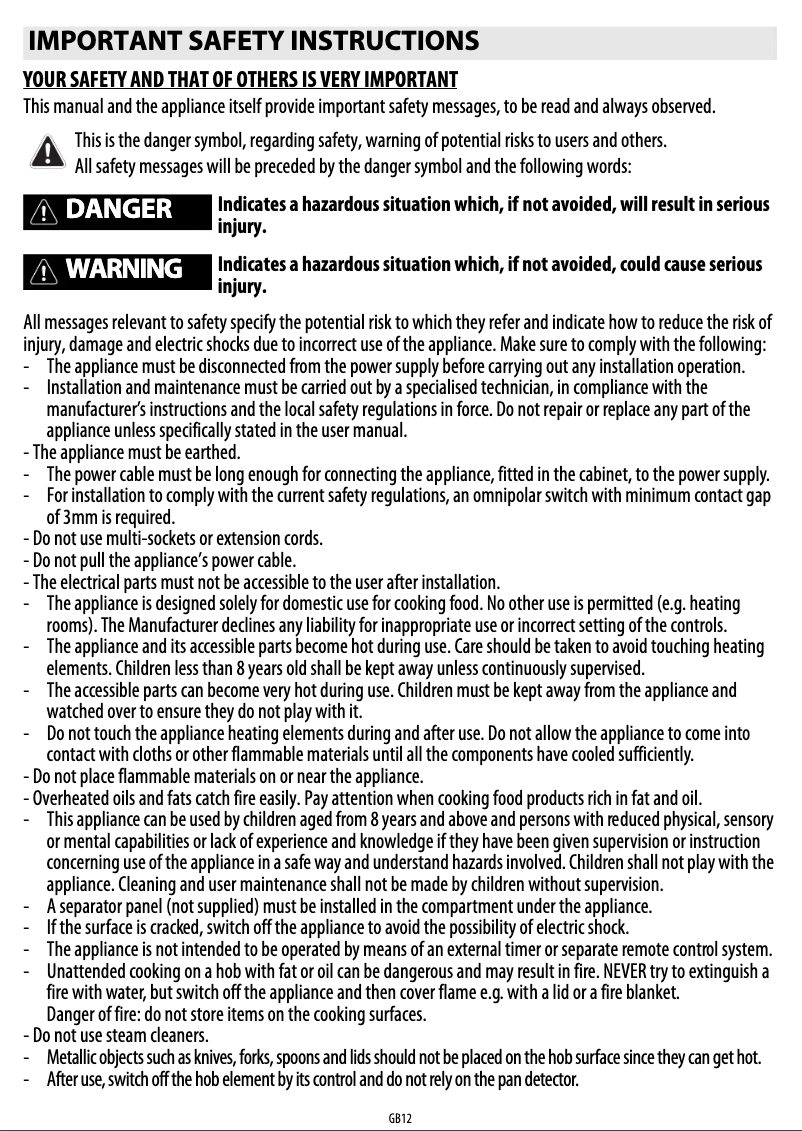 Image de la première page du manuel de l'appareil ACM 804/IX