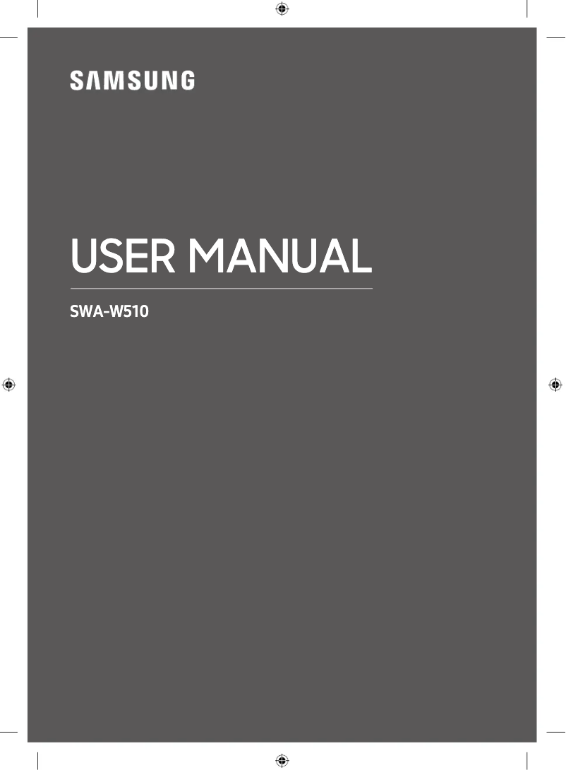 Page 1 de la notice Manuel utilisateur Samsung SWA-W510