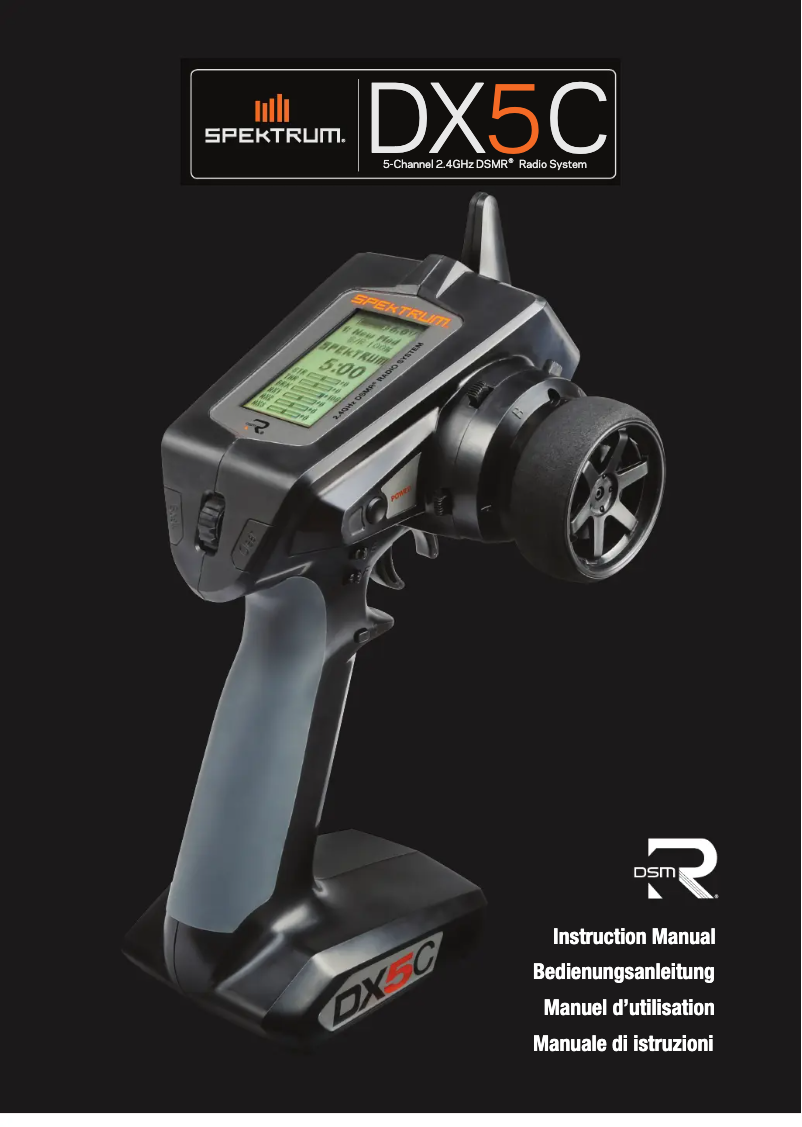Image de la première page du manuel de l'appareil DX5C Smart
