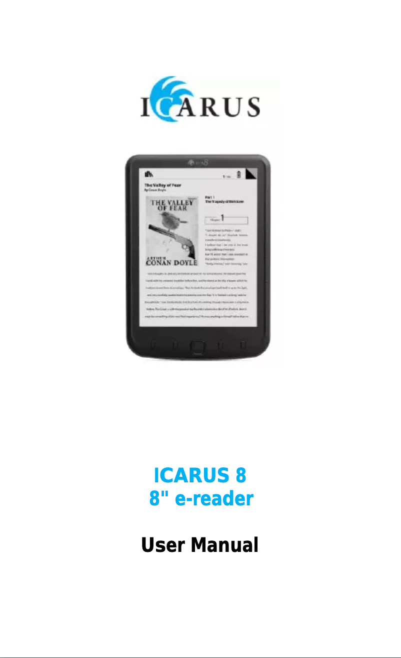 Página 1 del manual Manual de usuario Icarus 8 E800BK