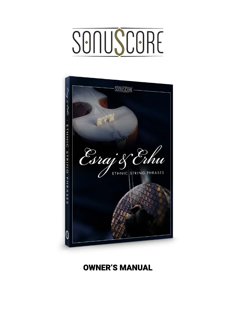 Page 1 of the manual User Manual Steinberg Esraj & Erhu Ethnic String Phrases