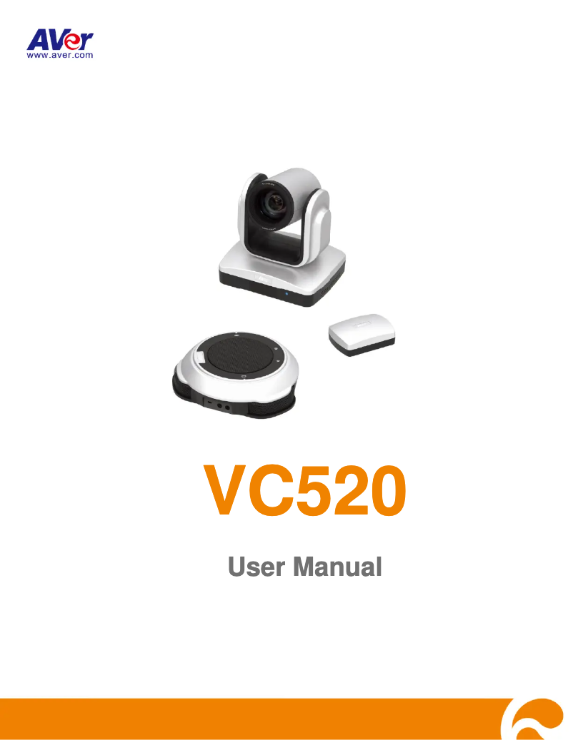Page 1 de la notice Manuel utilisateur AVer VC520+