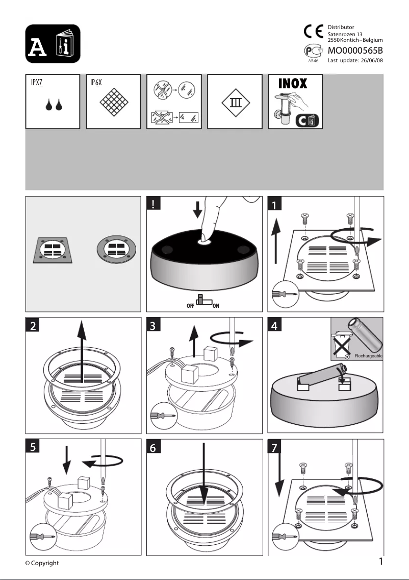 Page 1 de la notice Manuel utilisateur Massive Stromboli