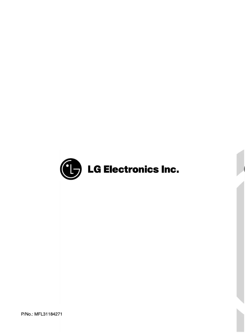 Page n°1 - Manuel utilisateur LG WD-14376FD