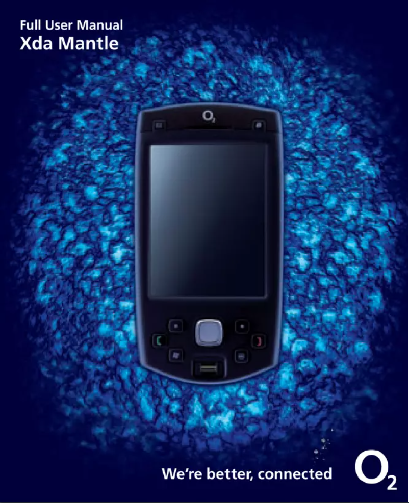 Image de la première page du manuel de l'appareil XDA Mantle