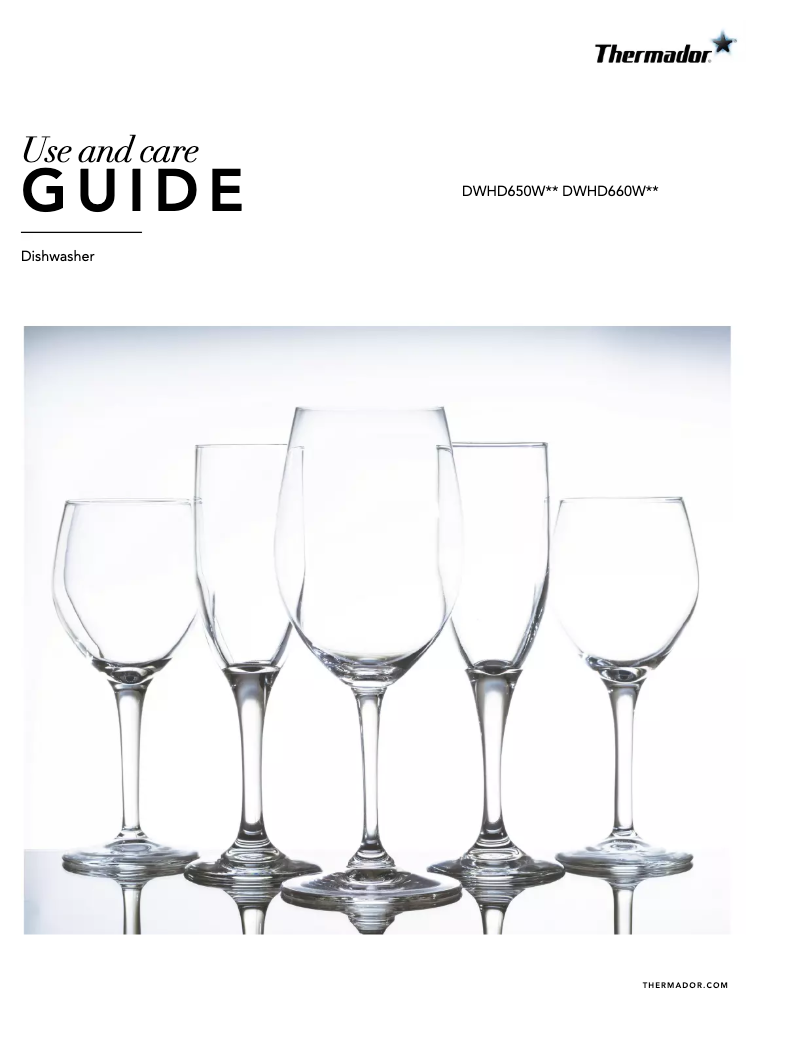 Image de la première page du manuel de l'appareil DWHD650WFP