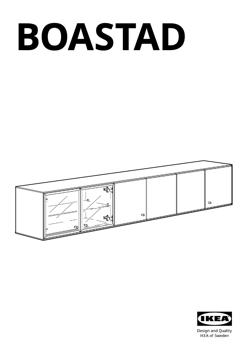 Página 1 del manual Manual de usuario Ikea BOASTAD 805.070.19