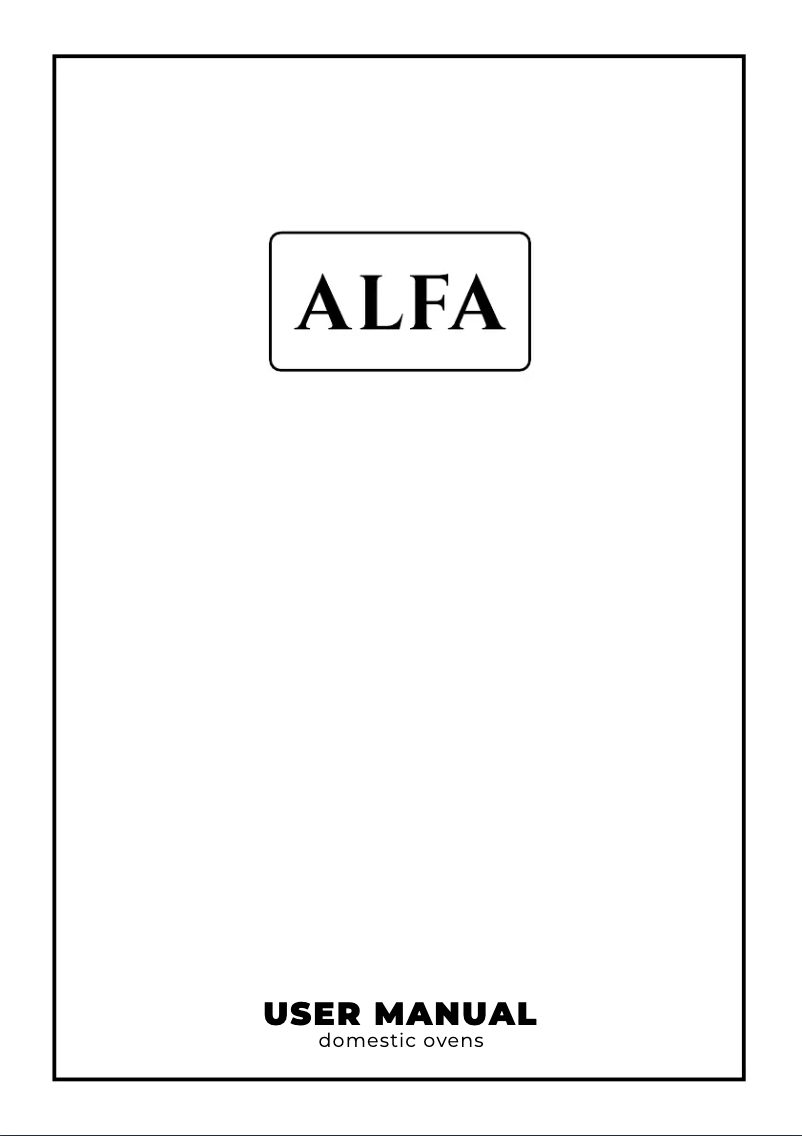 Page 1 de la notice Manuel utilisateur Alfa ONE