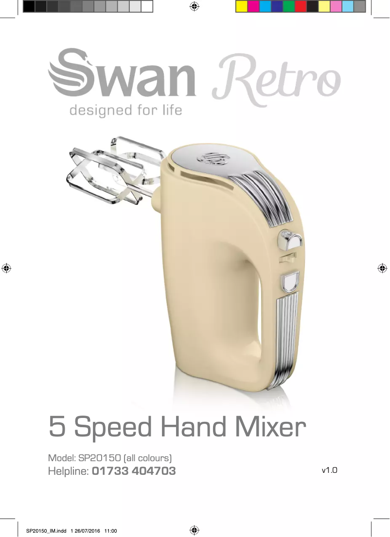 Page 1 de la notice Manuel utilisateur Swan SP20150ON