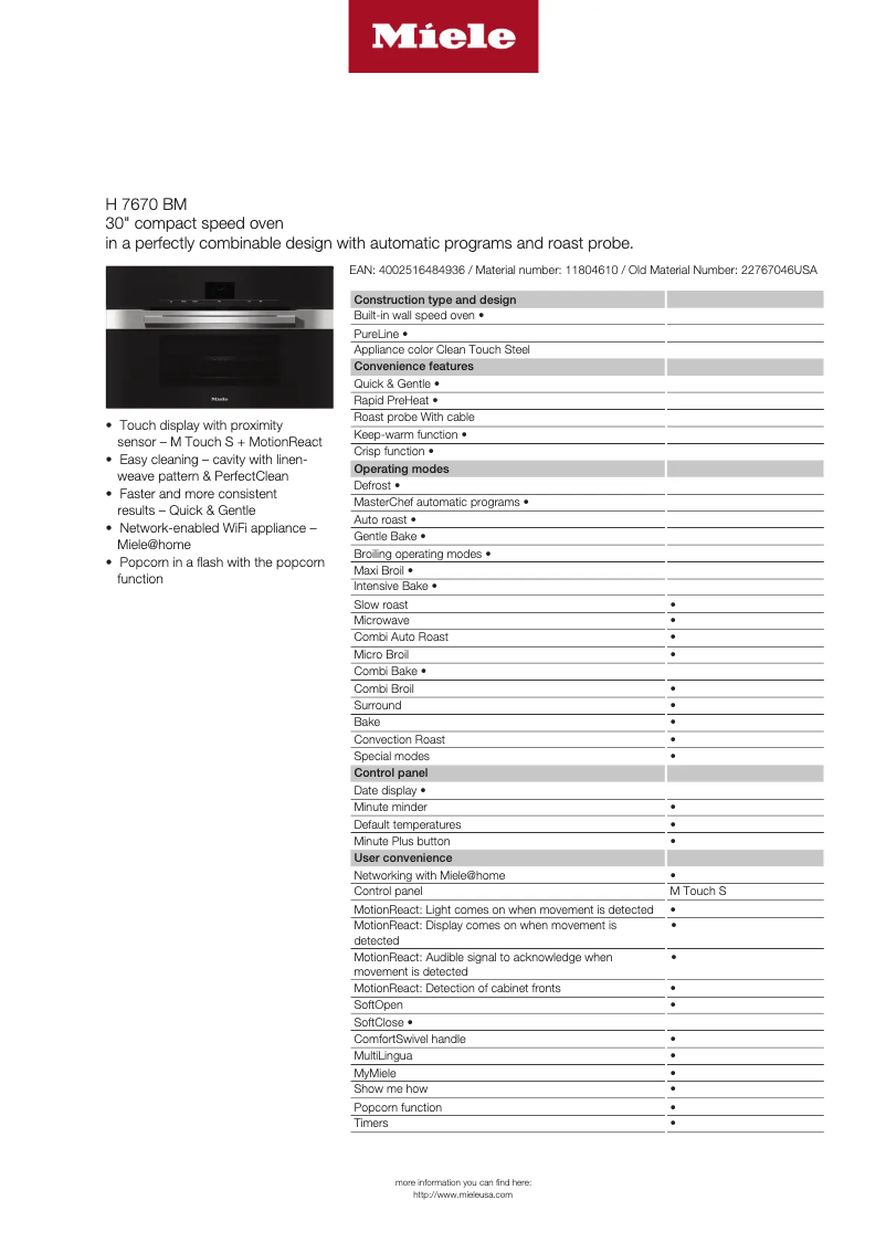 Image de la première page du manuel de l'appareil H 7670 BM
