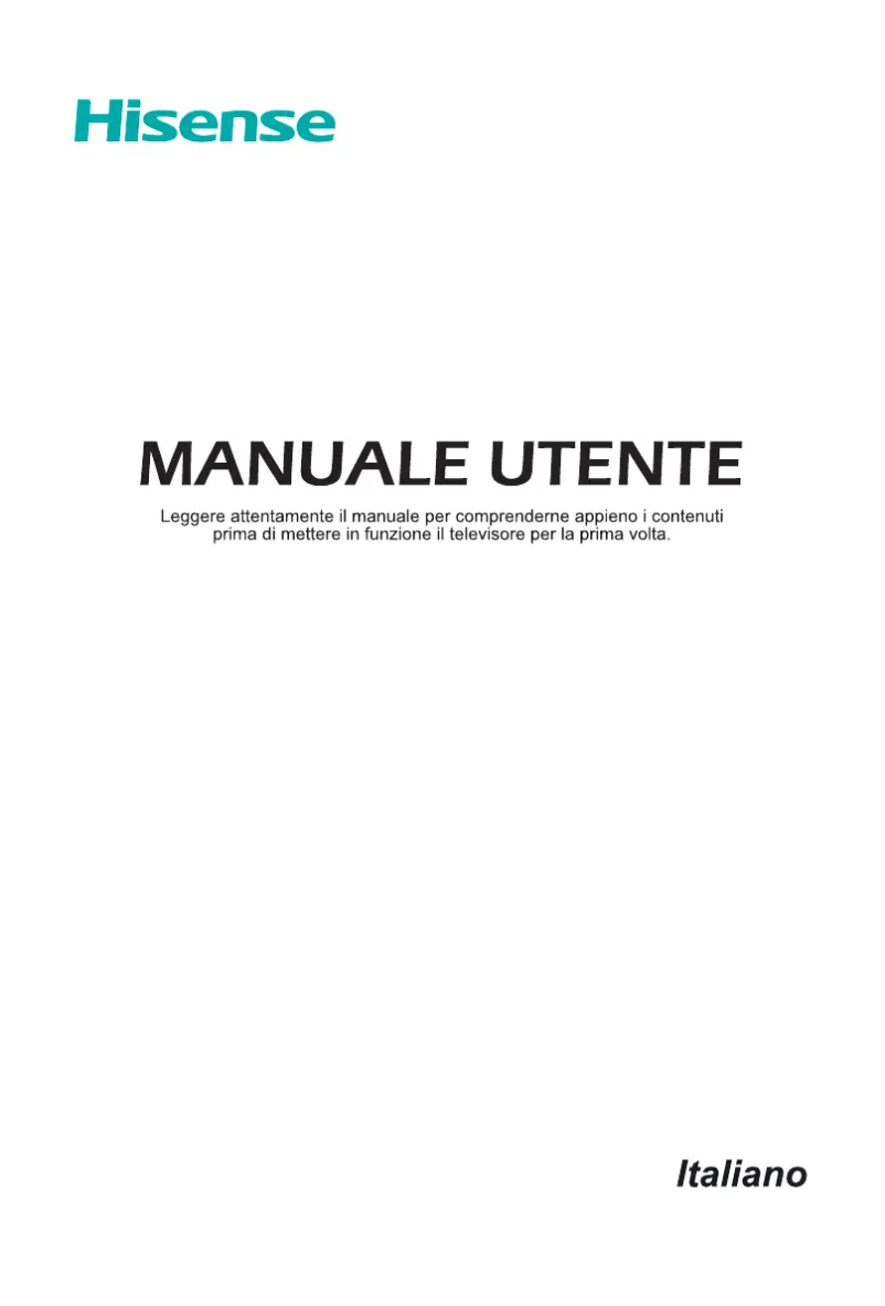 Page n°1 - Manuel utilisateur Hisense H43A6570