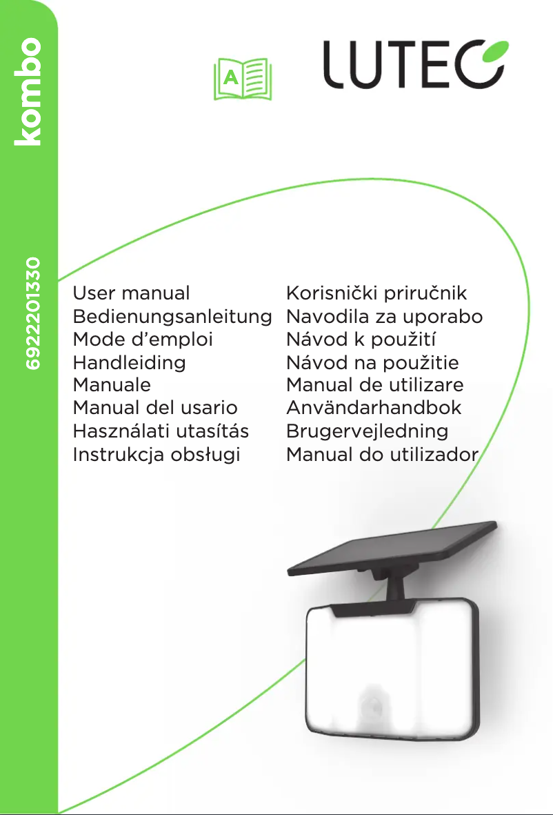 Page n°1 - Manuel utilisateur Lutec Kombo