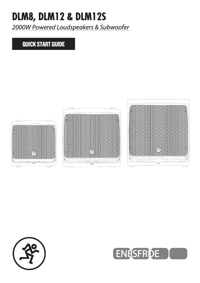 Page 1 de la notice Guide de démarrage rapide Mackie DLM12S