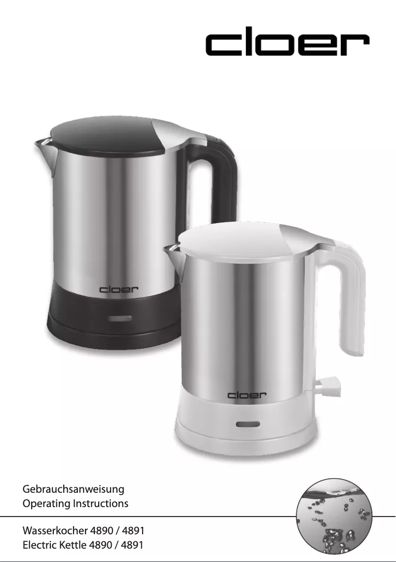 Imagen de la primera página del manual del dispositivo 4890