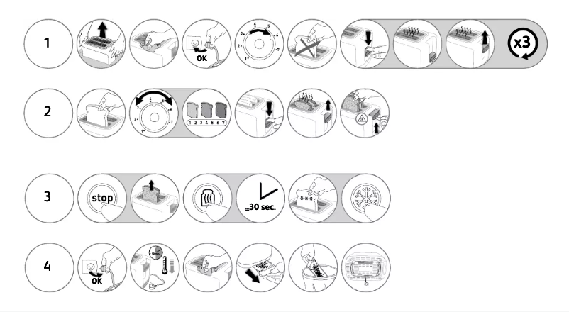 Page 1 de la notice Manuel utilisateur Moulinex Soleil LT3005