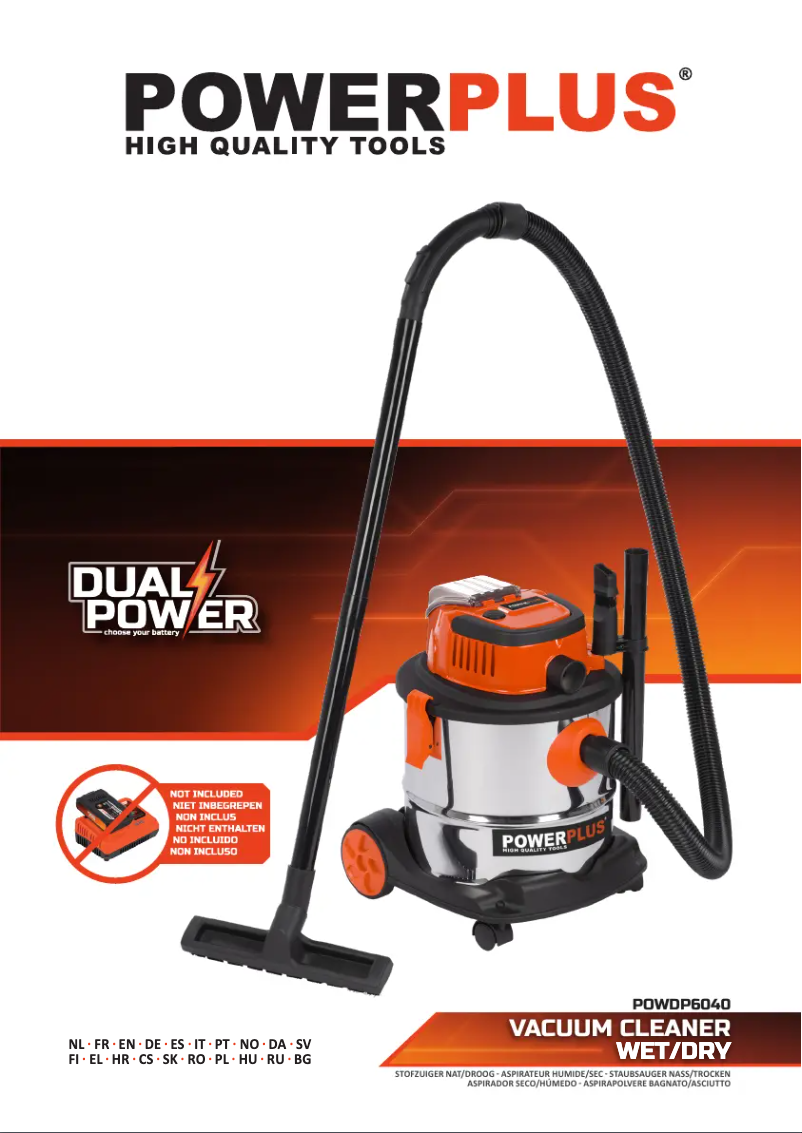 Page n°1 - Manuel utilisateur PowerPlus POWDP6040