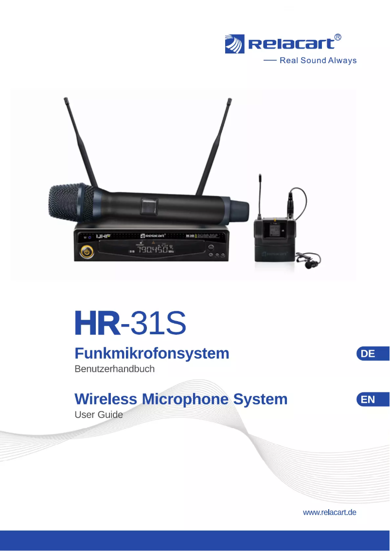 Image de la première page du manuel de l'appareil HR-31S