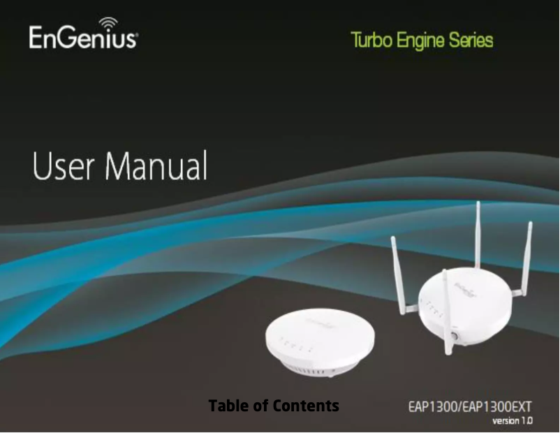 Page 1 de la notice Manuel utilisateur EnGenius EAP1300