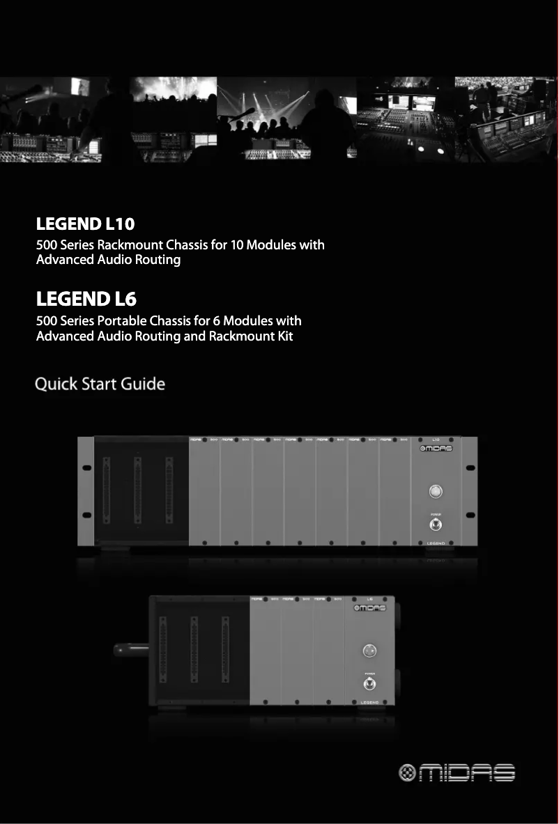 Página 1 del manual Manual de usuario Midas Legend L10