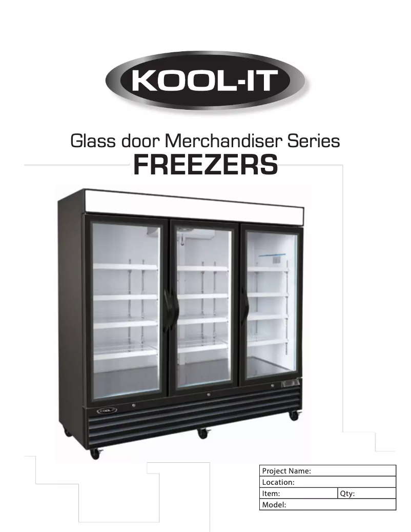 Página 1 del manual Manual de usuario Kool-It KGF-48