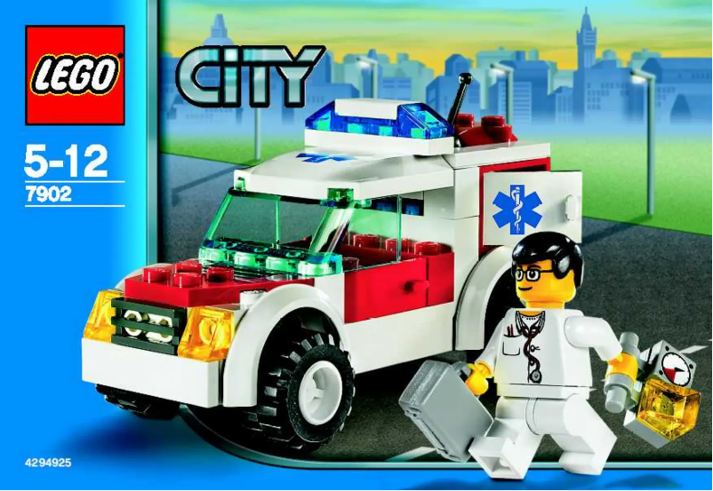 Page n°1 - Manuel utilisateur Lego Doctors Car