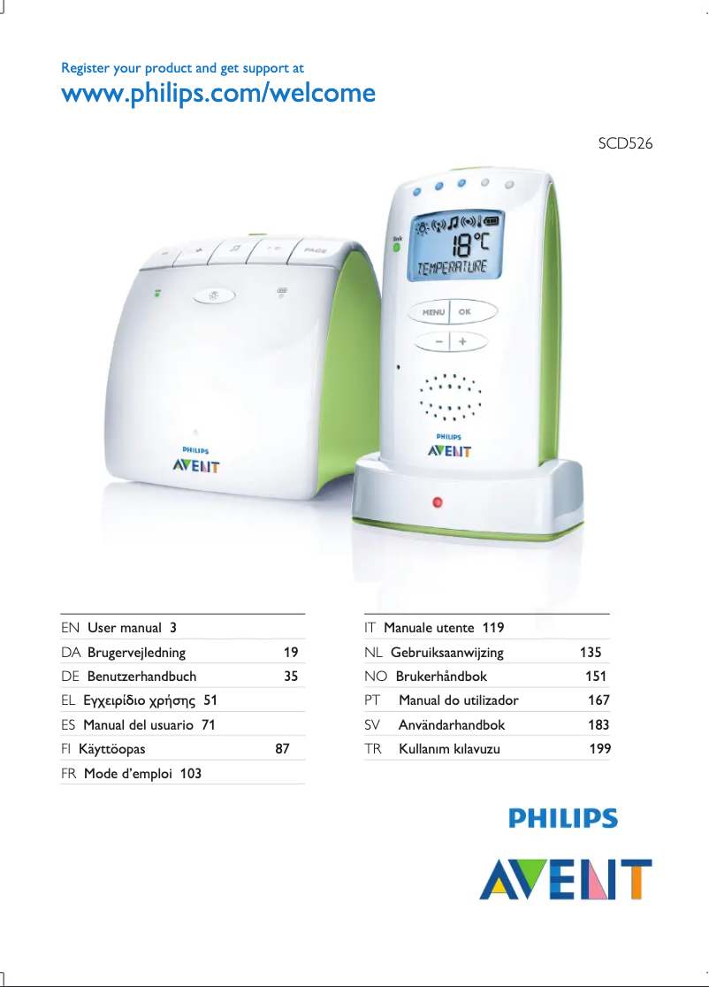 Página 1 del manual Manual de usuario Philips AVENT SCD526
