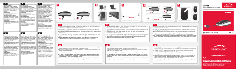 Page 1 de la notice Manuel utilisateur Speed-Link SL-6374-SSV