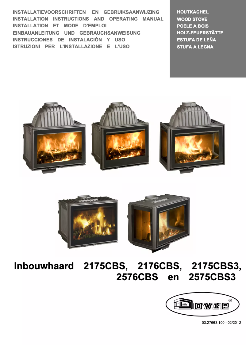 Image de la première page du manuel de l'appareil 2175CBS3