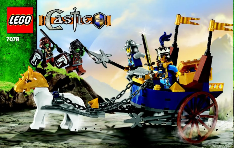 Page n°1 - Manuel utilisateur Lego Castle 7078