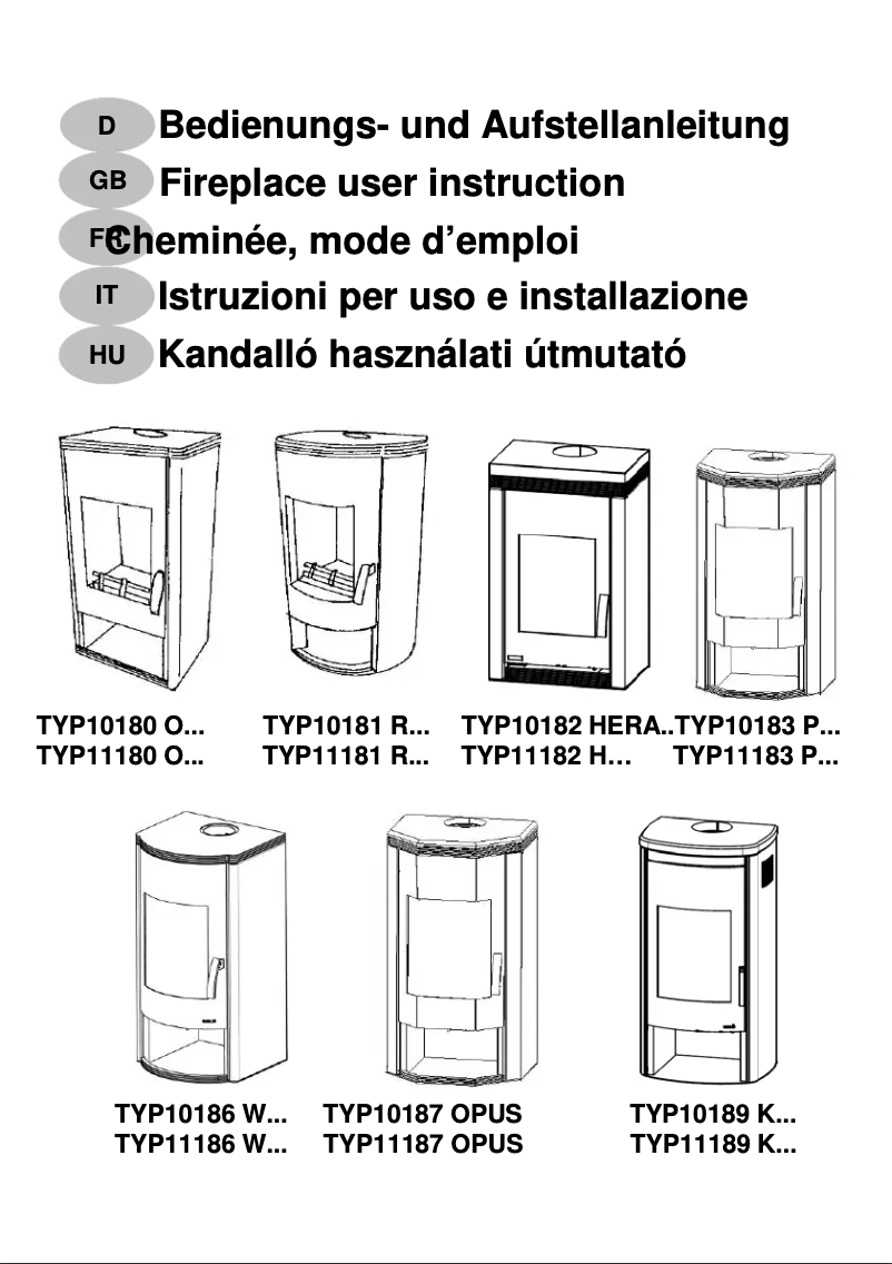 Image de la première page du manuel de l'appareil Orpheus
