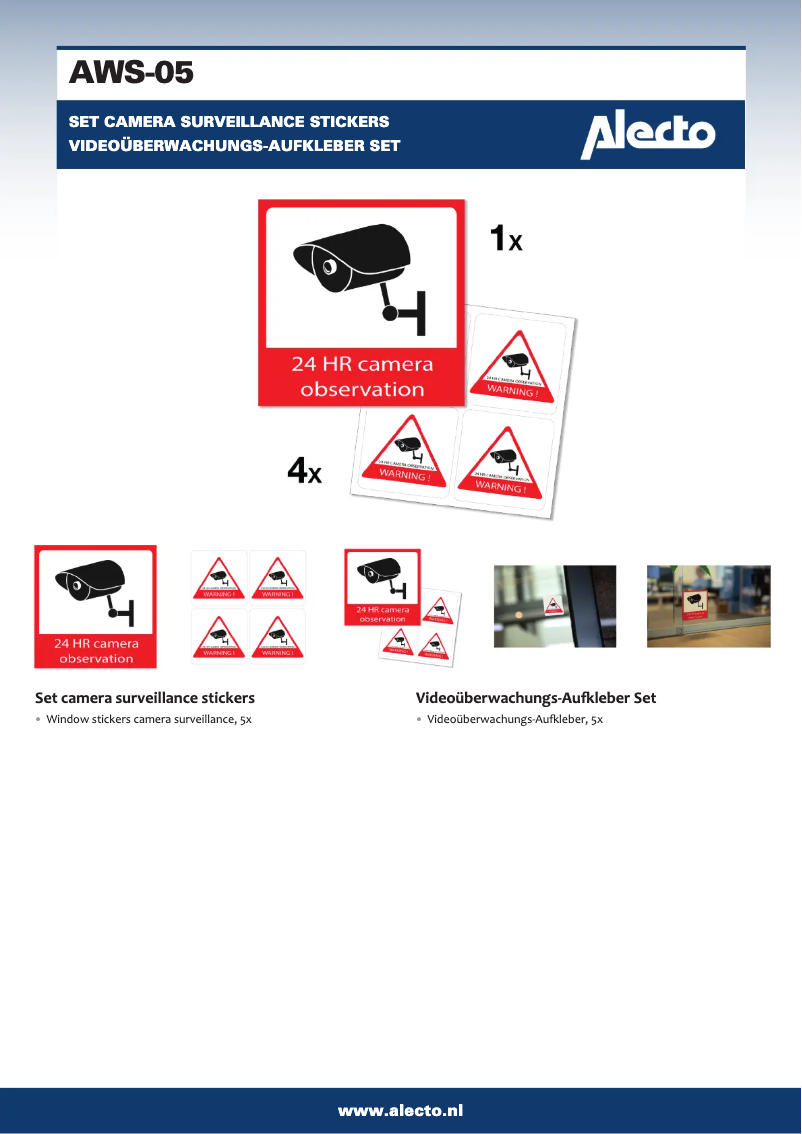 Image de la première page du manuel de l'appareil AWS-05