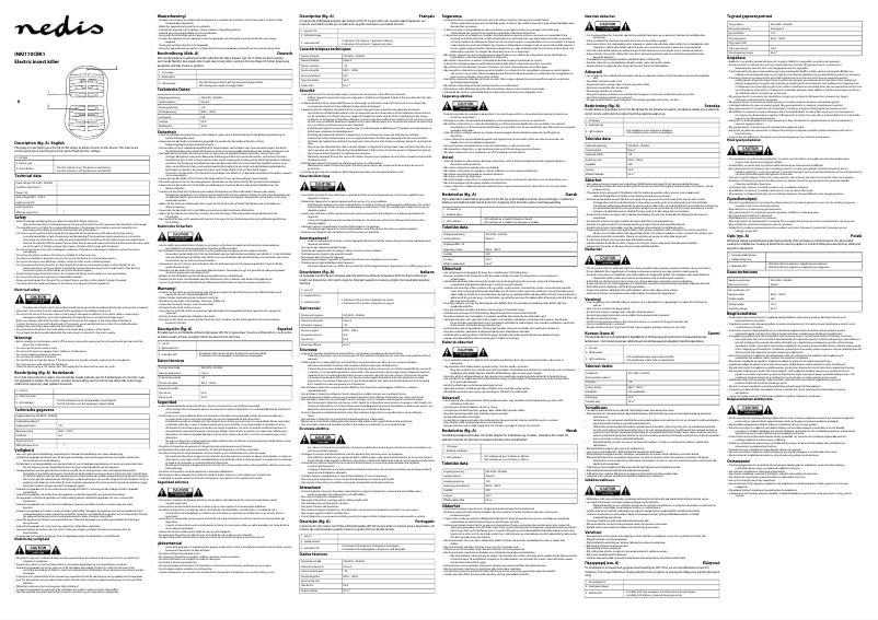 Imagen de la primera página del manual del dispositivo INKI110CBK1