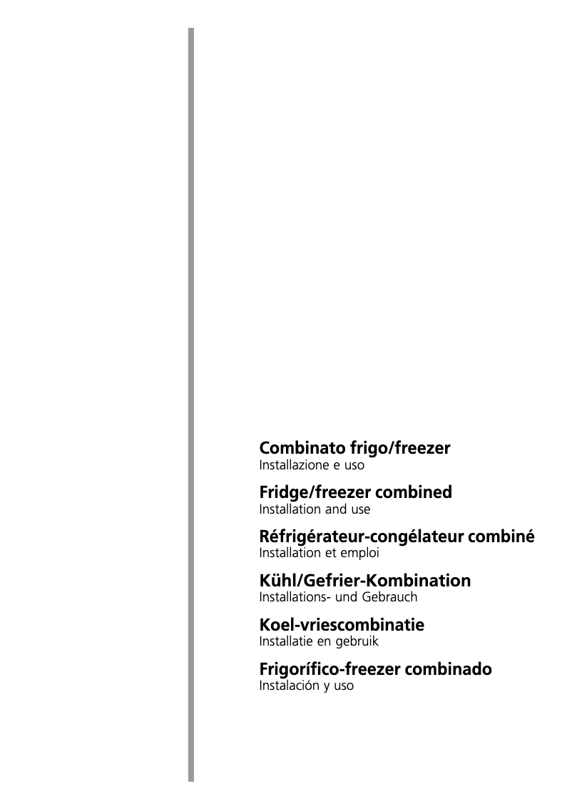 Page 1 de la notice Manuel utilisateur Smeg CR330SE1