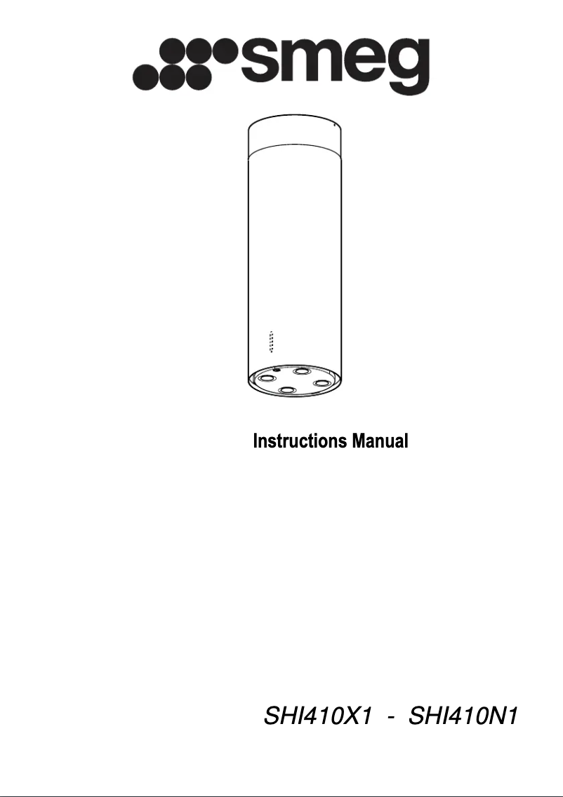 Page 1 de la notice Manuel utilisateur Smeg SHI410X1