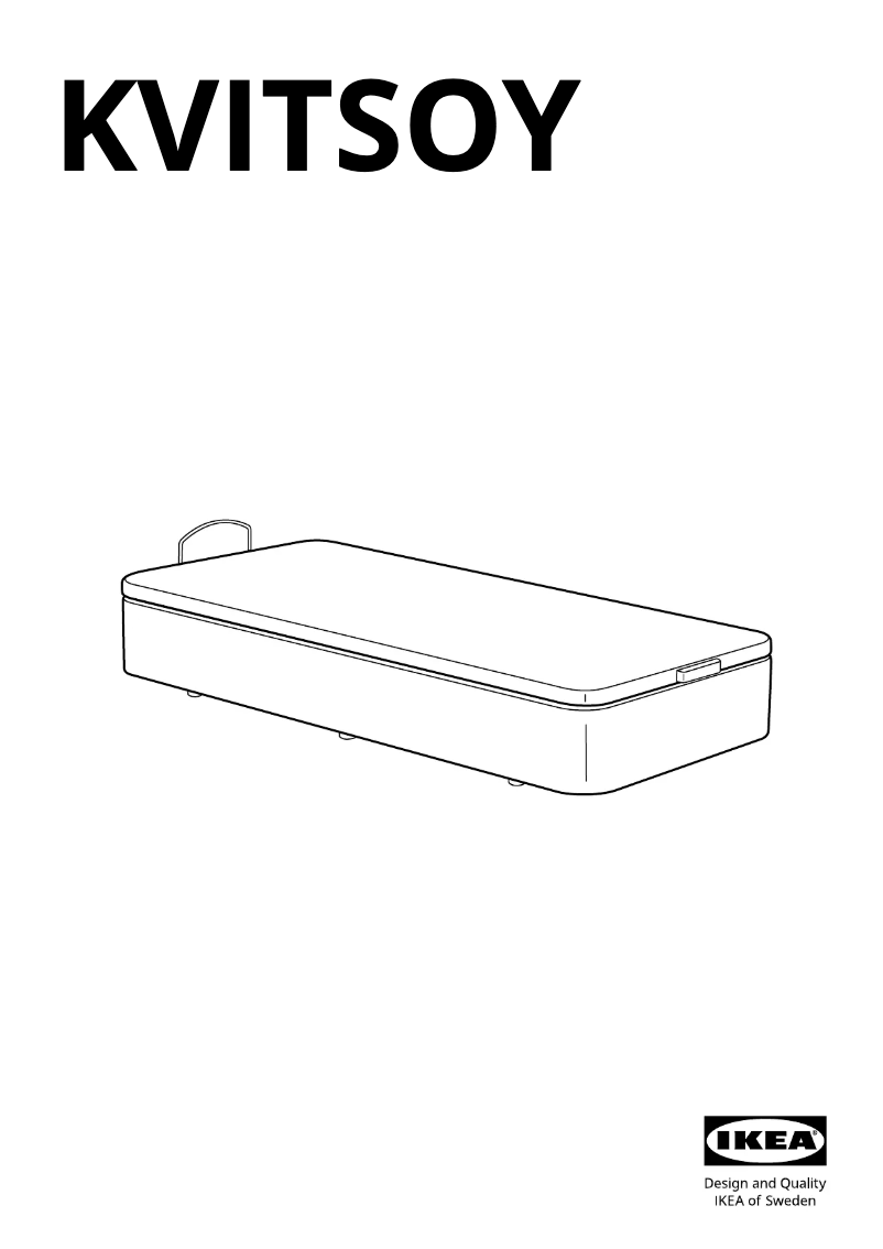 Image de la première page du manuel de l'appareil KVITSÖY 505.486.67