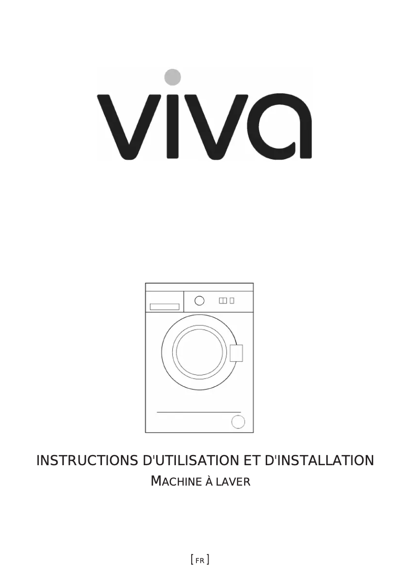 Page n°1 - Manuel utilisateur Viva VVW11A00FF