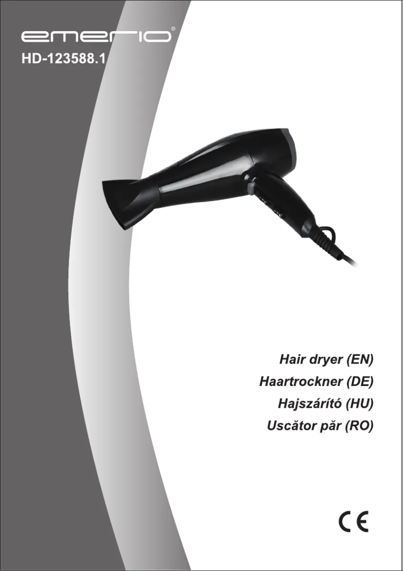 Page n°1 - Manuel utilisateur Emerio HD-123588.1