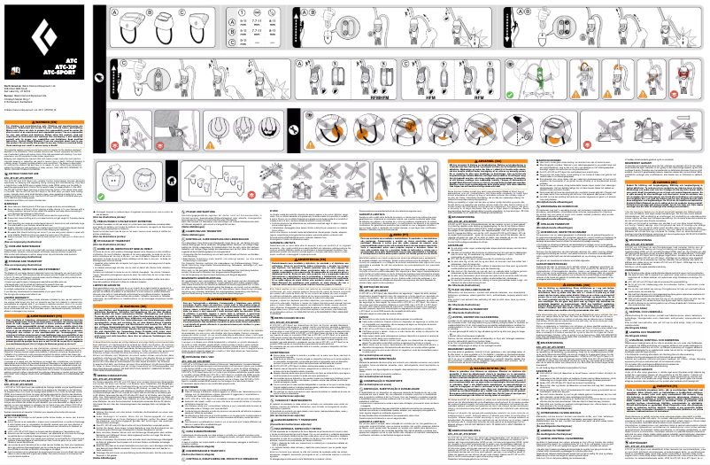 Page 1 of the manual User Manual Black Diamond ATC-XP