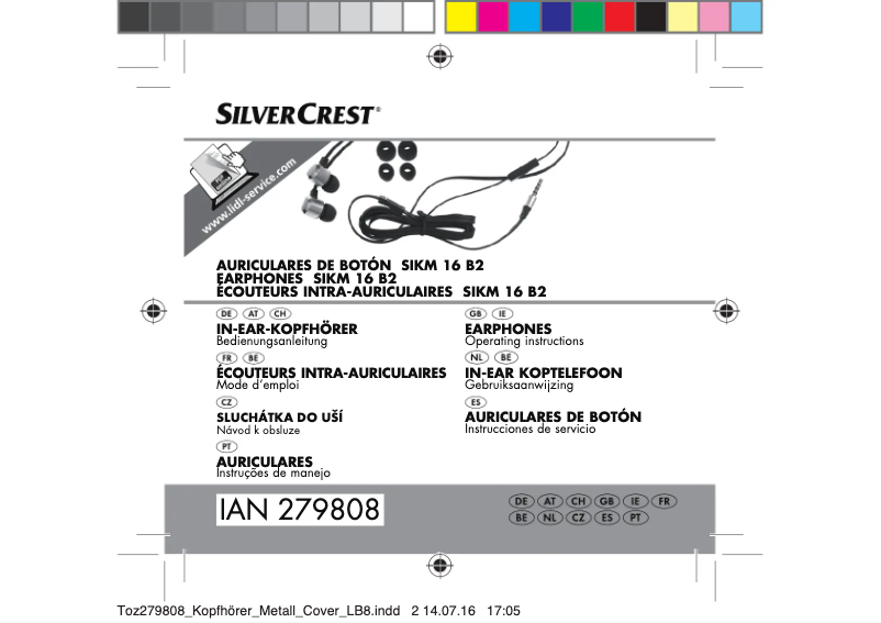 Page 1 de la notice Manuel utilisateur SilverCrest SIKM 16 B2