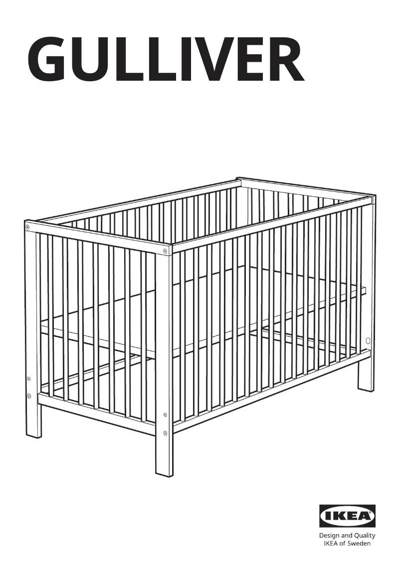 Page 1 de la notice Manuel utilisateur Ikea GULLIVER 405.895.02