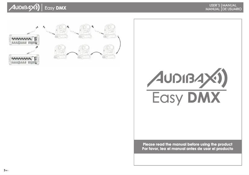 Image de la première page du manuel de l'appareil Easy DMX