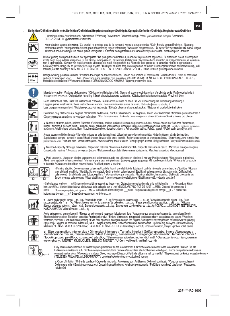 Página 1 del manual Manual de usuario Intex 58854EU