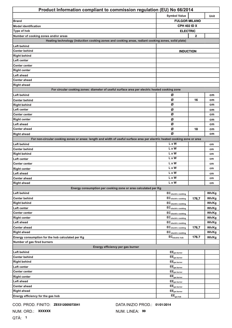 Image de la première page du manuel de l'appareil CPH 402 ID X