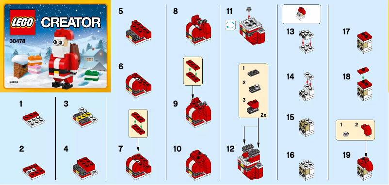 Page 1 de la notice Manuel utilisateur Lego Creator 30478