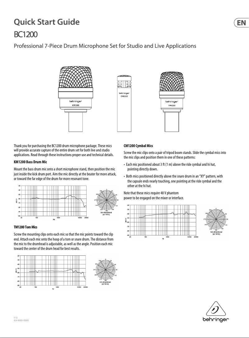 Image de la première page du manuel de l'appareil BC1200