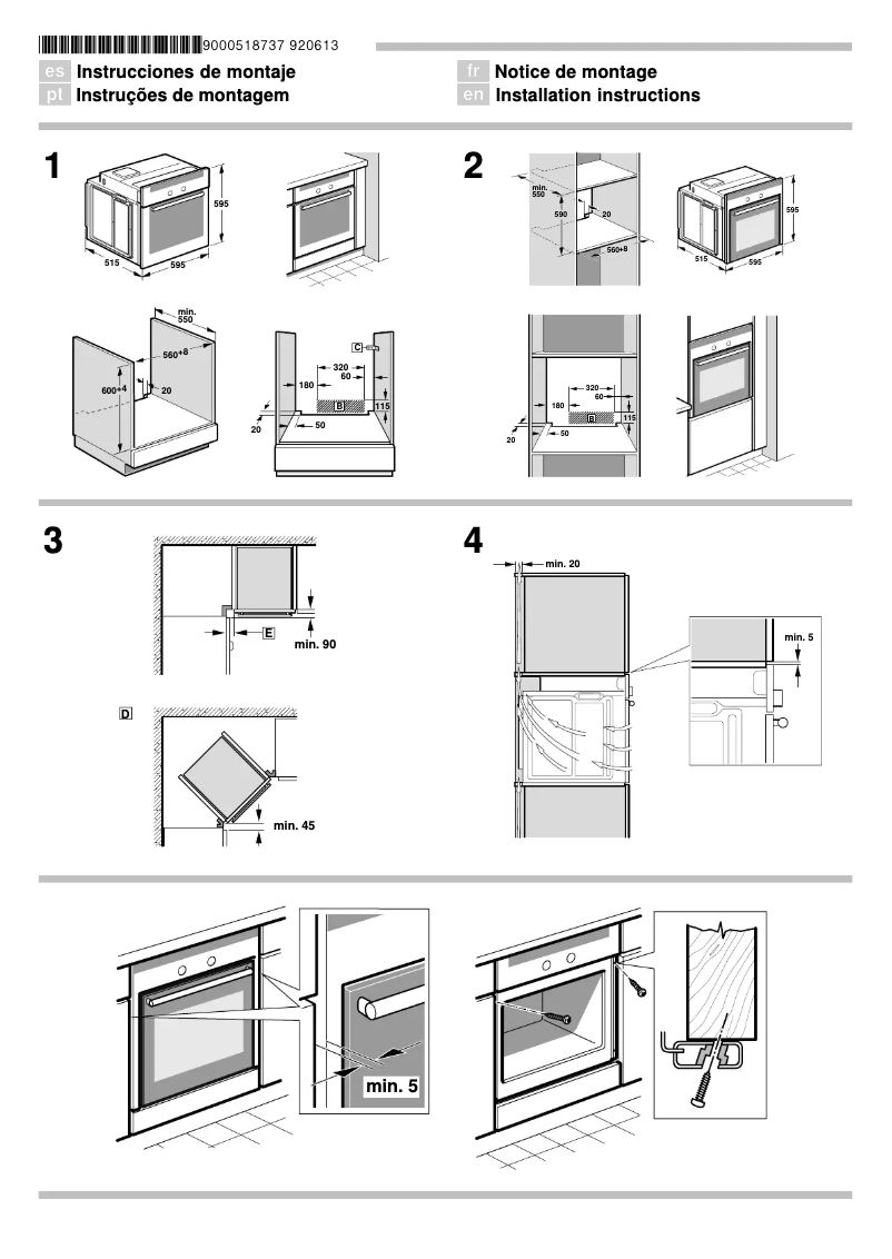 Página 1 del manual Manual de usuario Siemens HB64BC550F