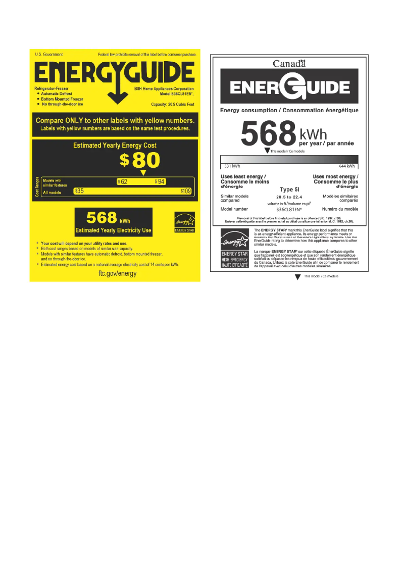 Image de la première page du manuel de l'appareil B36CL81ENW